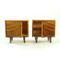 Cubical Walnut Bedside Tables, 1970s, Set of 2 5