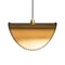 Small Gold Zero Lamp Two Pendant by Jacob de Baan for Uniqka 2