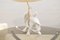 Lampe de Bureau en Céramique Blanche avec 2 Perroquets, 1960s 7