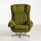 Vintage Green Swivel Armchair, 1970s 1