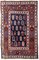 Antiker handgemachter kaukasischer Kazak Teppich, 1870er 1