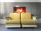 Modulares 2-Sitzer Vintage Sofa in Gelb 1