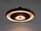 Large Optima Pendant Lamp in Dark Brown by Hans Due for Fog and Mørup, 1970s 5