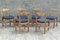 Lorraine Dining Chairs by Guillerme et Chambron, Set of 6 8