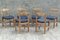 Lorraine Dining Chairs by Guillerme et Chambron, Set of 6, Image 8