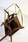 Vintage Bentwood & Brass Magazine Rack 10