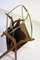 Vintage Bentwood & Brass Magazine Rack, Image 9