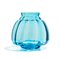 Copier Revisited Vase in Aqua 20 by A.D. Copier for Royal Leerdam Crystal, Image 1