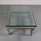 French Modernist Steel and Brass Coffee Table, 1960s 6