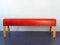 Banc en Contreplaqué Rouge de Ikea, 1990s 1