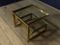 Vintage Brass and Glass Side Table 7