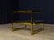 Vintage Brass and Glass Side Table 3