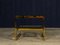 Vintage Brass and Glass Side Table 2