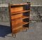 Glass Fronted Teak Bookcase, 1960s 2