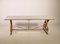 French Marble & Wrought Iron Console Table, 1930s 1