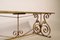 French Marble & Wrought Iron Console Table, 1930s 8