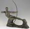 Art Deco Bronze Hercules Sculpture Man with Bow by Victor Demanet, 1925 2