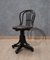 Austrian Black Swivel Chair by Michael Thonet, 1890s, Image 1