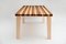 Alveo Table in Multicolored Solid Honeycomb Wood 2