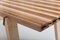 Alveo Tisch aus mehrfarbigem Massivholz mit Wabenstruktur 3
