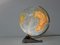 Beleuchteter 34cm Art Deco Globus mit Glaskugel auf stromlinienförmingem Fuß von Columbus Oestergaard 3