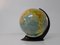 Topographischer Art Deco Globus aus Glas von Columbus Oestergaard 1