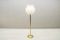 Gold & Ice Glass Floor Lamp from Doria Leuchten, 1960s 2