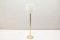 Gold & Ice Glass Floor Lamp from Doria Leuchten, 1960s 4