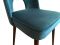 Mid-Century Blue Velvet Side Chair by Leśniewski for Slupskie Fabryki Mebli, 1960s, Image 4