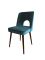 Mid-Century Blue Velvet Side Chair by Leśniewski for Slupskie Fabryki Mebli, 1960s 2