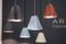 Red Concrete Stem Pendant Lamp by Dror Kaspi for Ardoma Studio 3