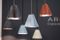 Red Concrete Stem Pendant Lamp by Dror Kaspi for Ardoma Studio, Image 3