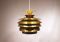 Brass Pendant by Bent Karlby, 1960s 1