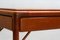 Table Console ou Bureau Mid-Century en Teck, 1950s 7