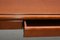 Table Console ou Bureau Mid-Century en Teck, 1950s 9