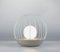 Ova Series Sphere Table Lamp with Green Metal Cage by Dror Kaspi for Ardoma Design 1