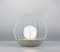 Ova Series Sphere Table Lamp with Green Metal Cage by Dror Kaspi for Ardoma Design, Image 1