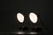 Lampes de Bureau en Laiton et Verre Opalin, 1950s, Set de 2 2
