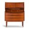 Secretaire in teak, Danimarca, anni '60, Immagine 1