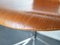 Sedia girevole nr. 3117 vintage in titanio di Arne Jacobsen per Fritz Hansen, 1969, Immagine 4