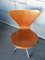 Sedia girevole nr. 3117 vintage in titanio di Arne Jacobsen per Fritz Hansen, 1969, Immagine 3