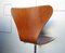 Sedia girevole nr. 3117 vintage in titanio di Arne Jacobsen per Fritz Hansen, 1969, Immagine 6