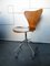 Vintage 3117 Teak Swivel Chair by Arne Jacobsen for Fritz Hansen, 1969, Image 2