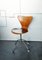 Vintage 3117 Teak Swivel Chair by Arne Jacobsen for Fritz Hansen, 1969, Image 17