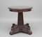 Antique Carved Walnut Occasional Table, 1880s 4