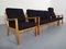 Dänisches Senator Sofa aus Teak und 2 Sessel von Ole Wanscher für Jeppesen, 1960er 1