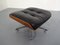 Swiss Wood and Leather Chair & Ottoman Set by Martin Stoll for Stoll Giroflex, 1960s, Image 19
