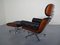 Schweizer Sessel aus Leder & Holz mit Fußhocker von Martin Stoll für Stoll Giroflex, 1960er 11