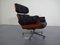 Swiss Wood and Leather Chair & Ottoman Set by Martin Stoll for Stoll Giroflex, 1960s 9