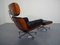 Swiss Wood and Leather Chair & Ottoman Set by Martin Stoll for Stoll Giroflex, 1960s 3